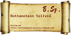 Bottenstein Szilvió névjegykártya